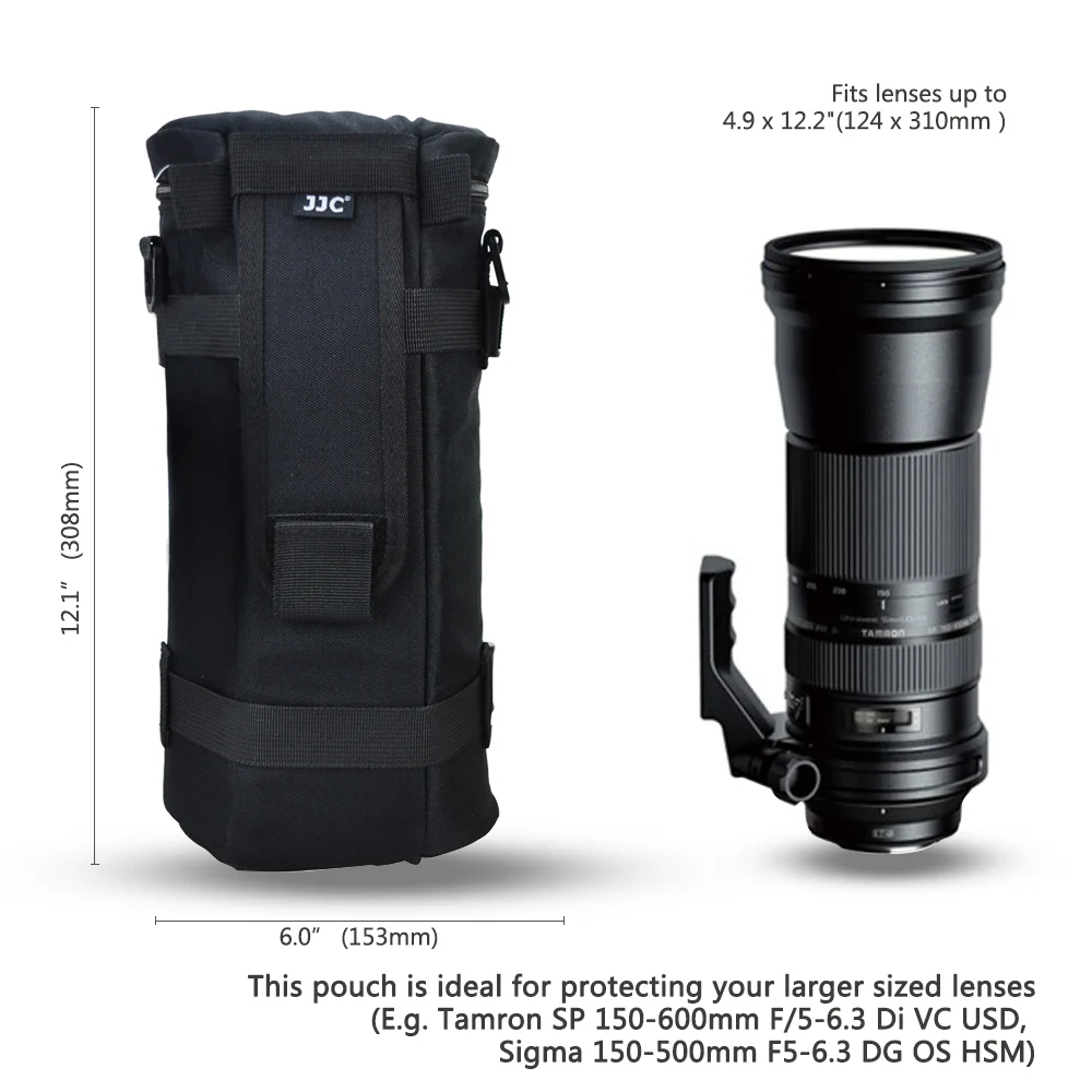 Нейлоновый чехол для объектива камеры JJC, сумка для Tamron SP 150-600 мм Sigma 150-600 мм 150-500 мм J BL Xtreme, Портативная сумка для камеры (art.: 787bdc76d) - 787bdc76d