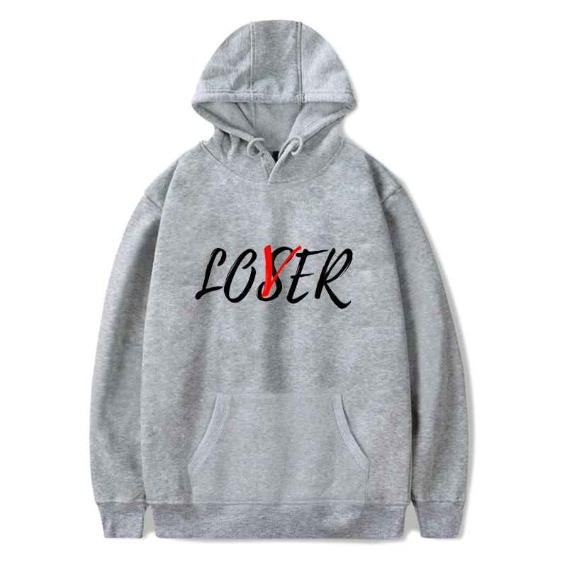 

Hot los/ver Loser Lover Hoodie Men Sudadera Hombre Hip Hop pennywise Sweatshirt Kpop Unisex Casual Streetwear Harajuku Hoody