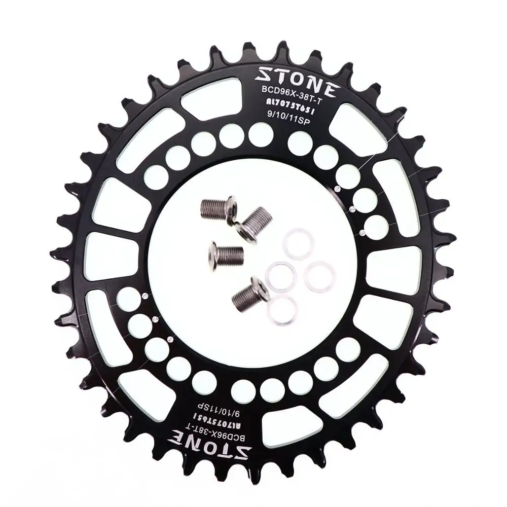 Камень 96 BCD овальная Звездочка для Shimano M6000 M7000 M8000 M9000 32t 34 36, 40, 42, 44, 48T велосипед Звездочка велосипеда зубчатая пластина 96bcd