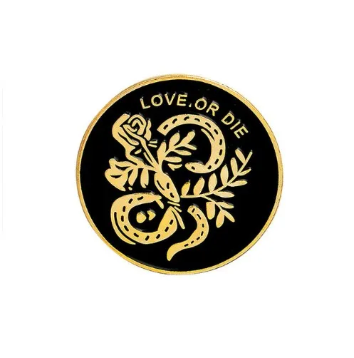 Брошь в стиле панк темно-ведьмы дьявола черепа магический шар скелет эмаль