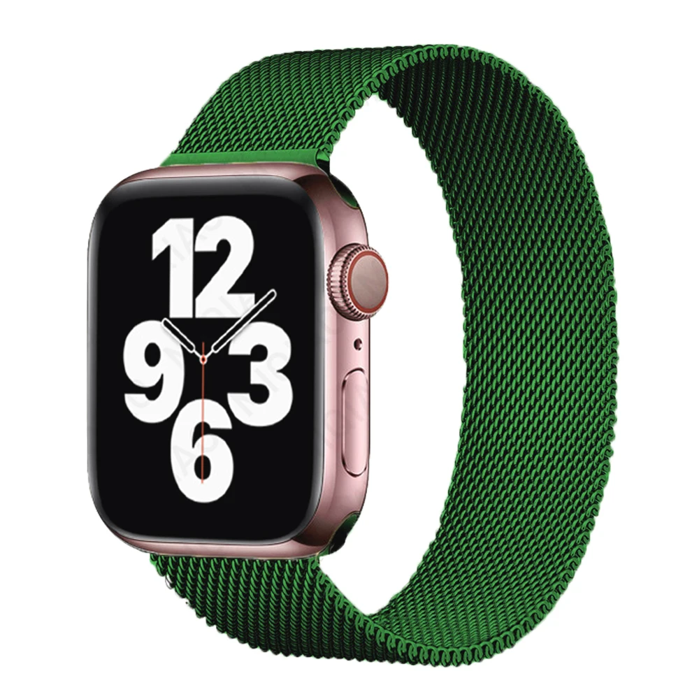 Strap For Apple watch band 44mm 40mm iWatch 42mm 38mm stainless steel Metal bracelet magnetic loop Apple watch 3 4 5 6 se