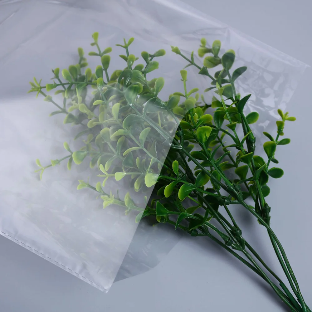 100 шт прозрачные пакеты OPP плоские для печенья пластиковые упаковки | Дом и сад