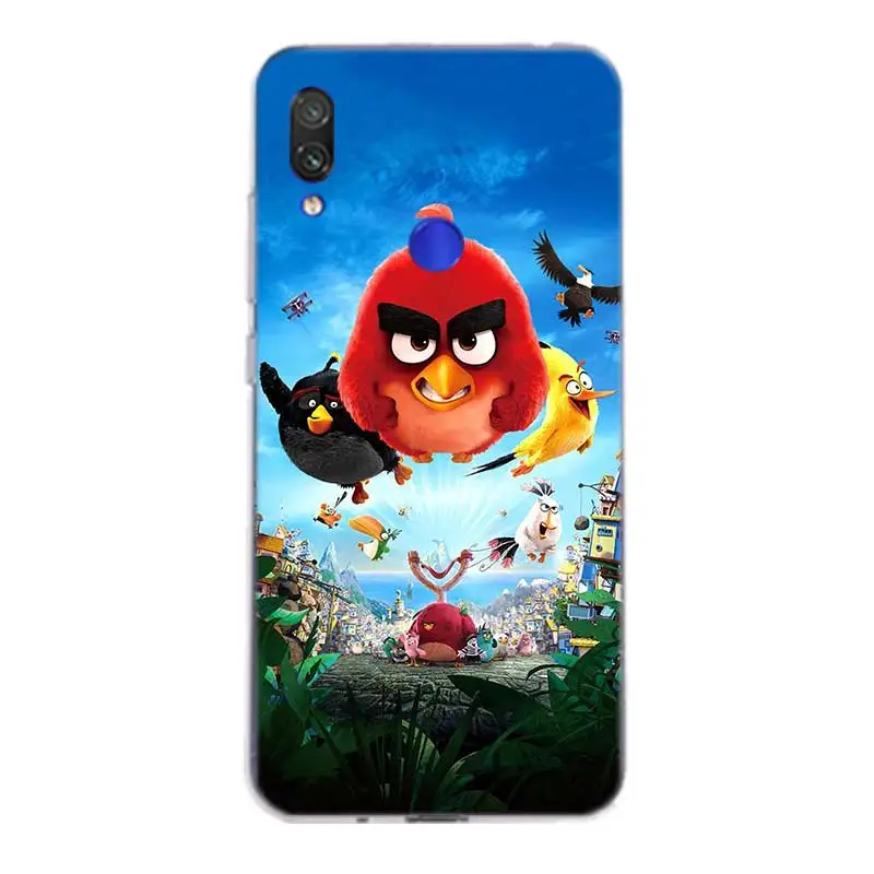 Животный принт Angry Bird силиконовый чехол для Xiaomi Redmi Note 8 7 6 Pro 5 4 4X 5A Plus Xiomi 9T 9SE Lite A1 A2