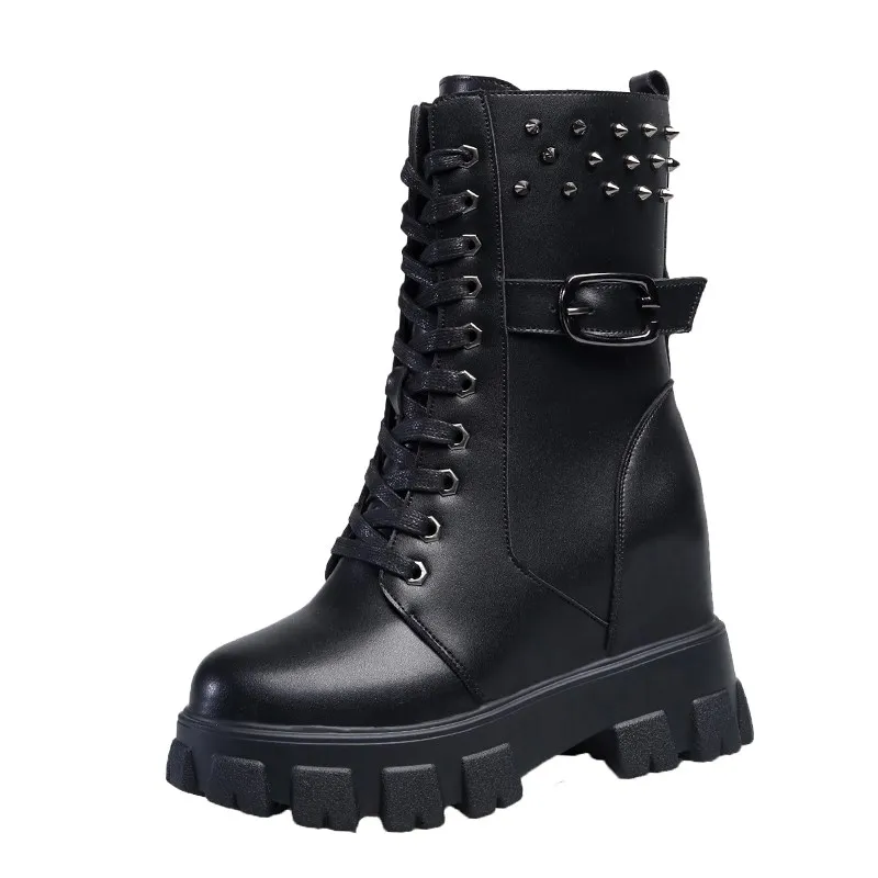 

shoes Woman Motorcycles Boots British Wind Autumn Female Ankle Boots Autumn Ladies Army Boot
