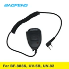 2 шт.лот PTT Baofeng динамик микрофон UV 82 для двухсторонней радиосвязи Ручной микрофон рация UV5R UV5RE UV5RA UV6R BF888S микрофон