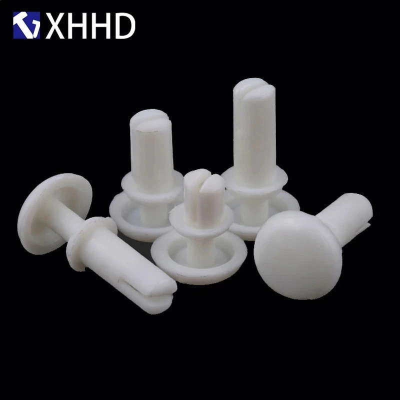 R3 Hole Diameter 3.1mm Black White Nylon Expansion Rivet R Type Nut Buckle Clip Plastic PC Board PCB Motherboard Fan | Обустройство