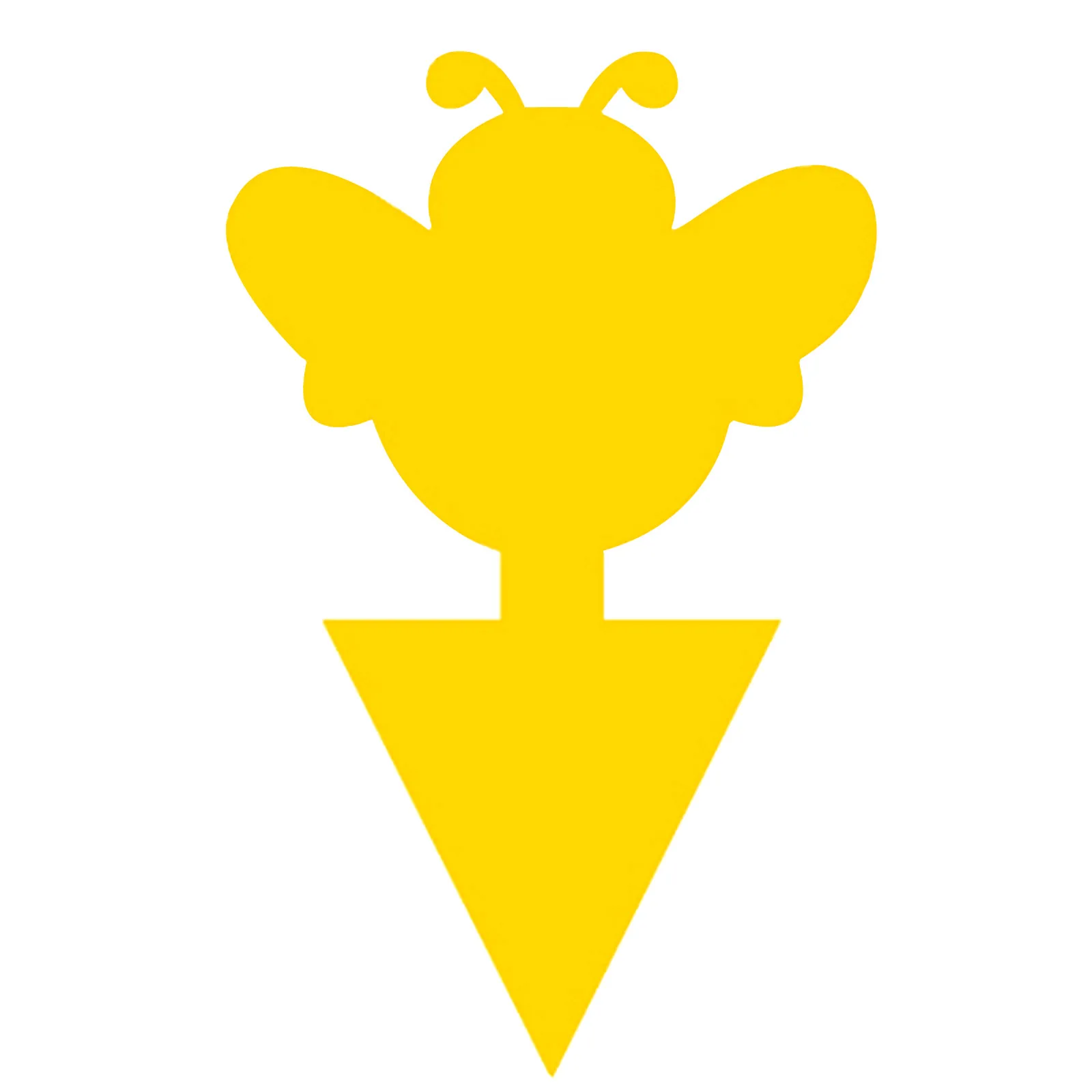 

15PC Tablero adhesivo de doble cara para el jardn, trampa para insectos voladores, herramientas de jardinera, forma de flor