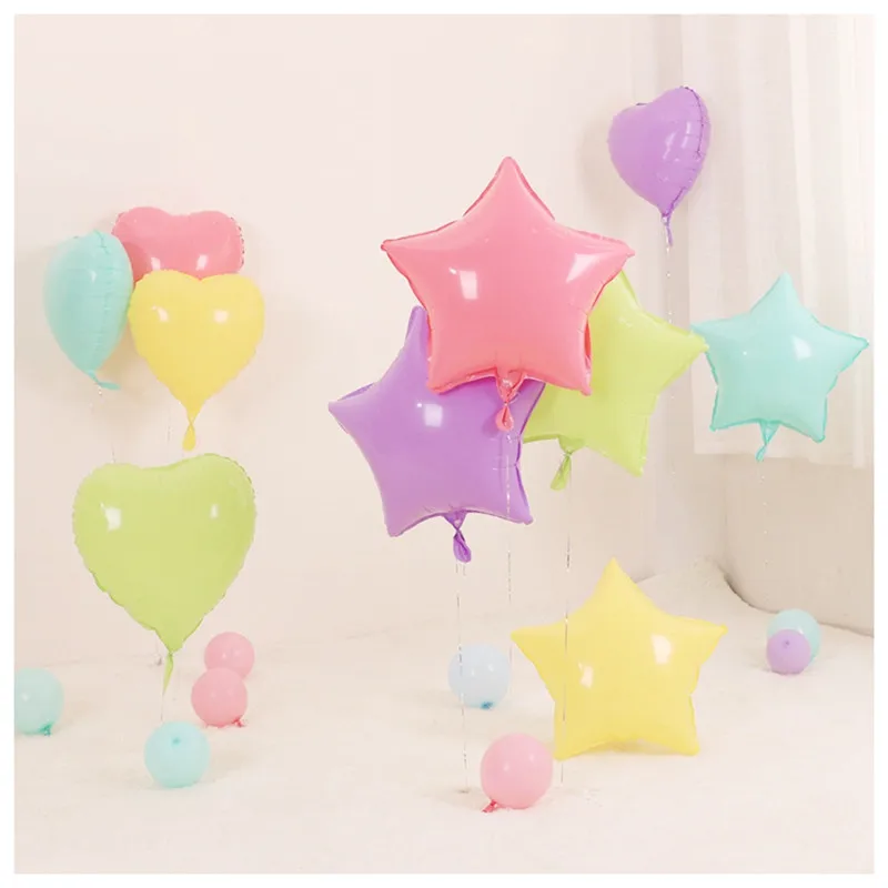 

Aluminum Balloon Birthday Wedding Party Decoration Occasion Heart Pentagram Aluminum Foil Festival Party Supplies