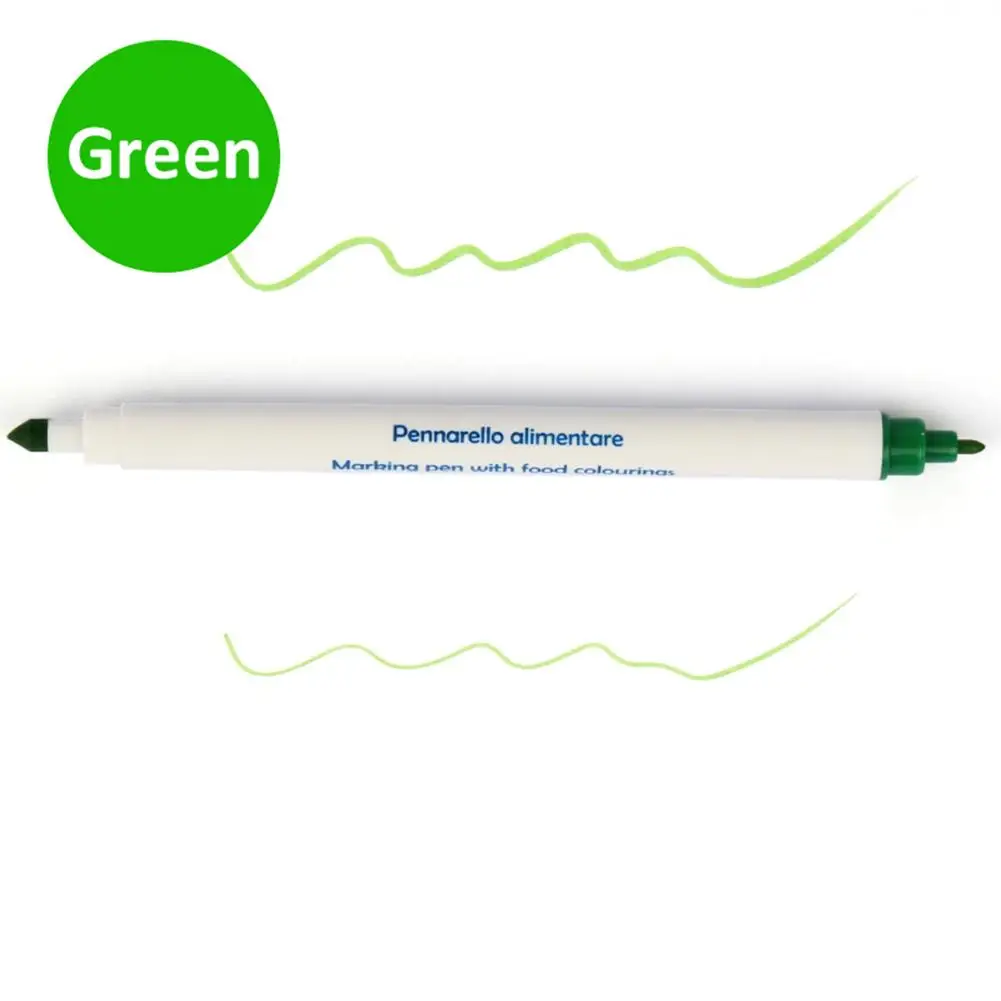 Пищевые окрашивающие маркеры разноцветные пищевые для писателей съедобные с