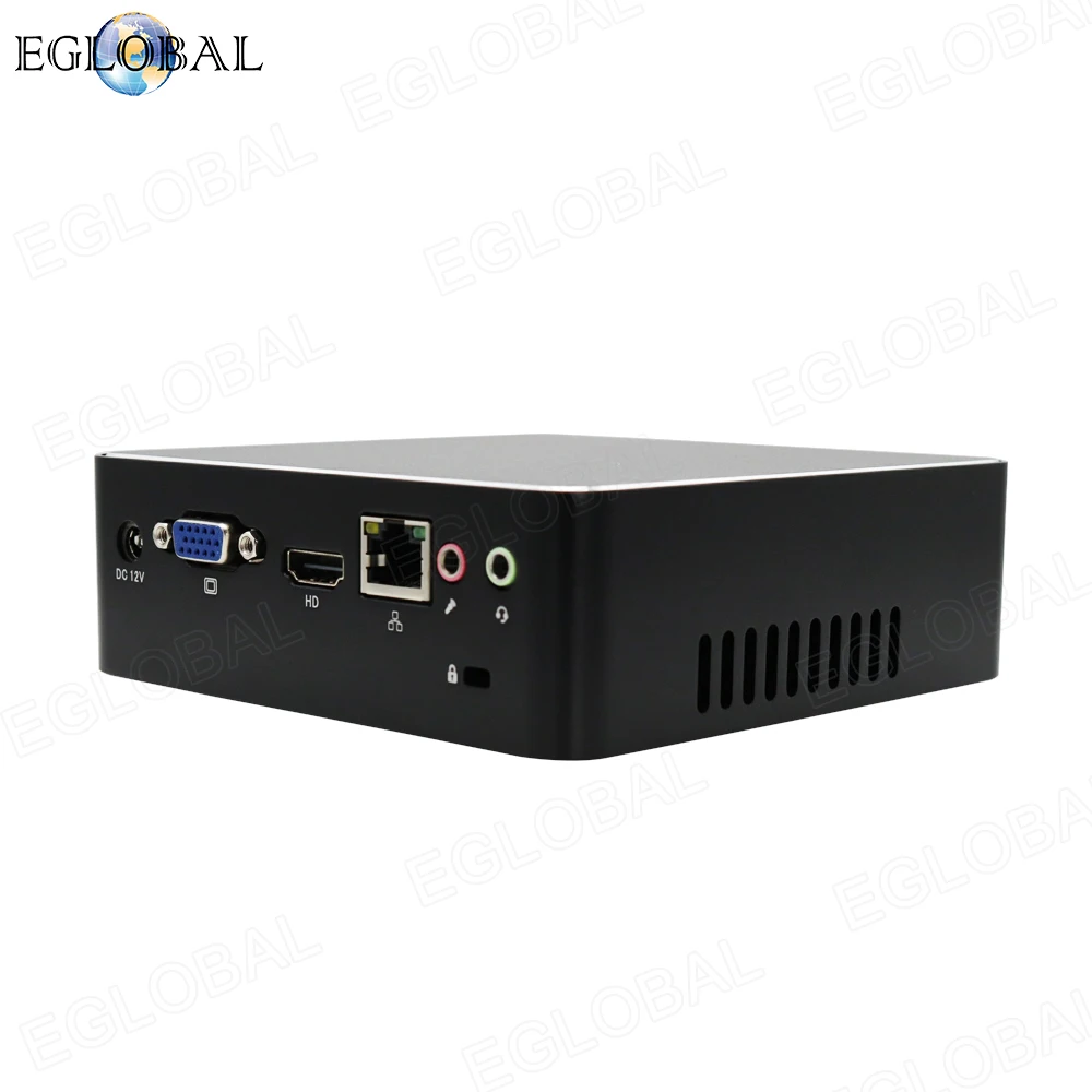 Eglobal Cheapest Micro PC Intel Celeron 2955U Core i3 i5 i7 Computer Windows 10 Barebone Mini 4K HTPC Copper Fan NUC 6 USB | Компьютеры и