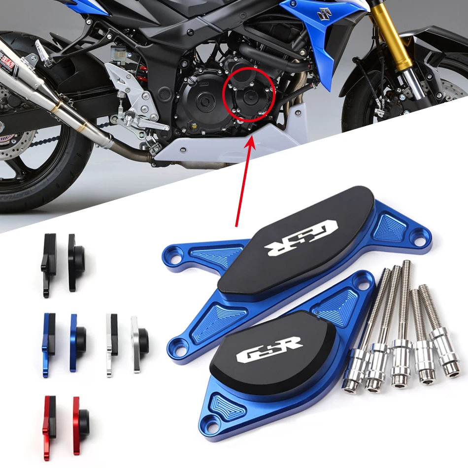 Защита двигателя CNC для Suzuki GSR750 GSR600 GSR400 GSR 400 600 750 защитные стопоры слайдеры