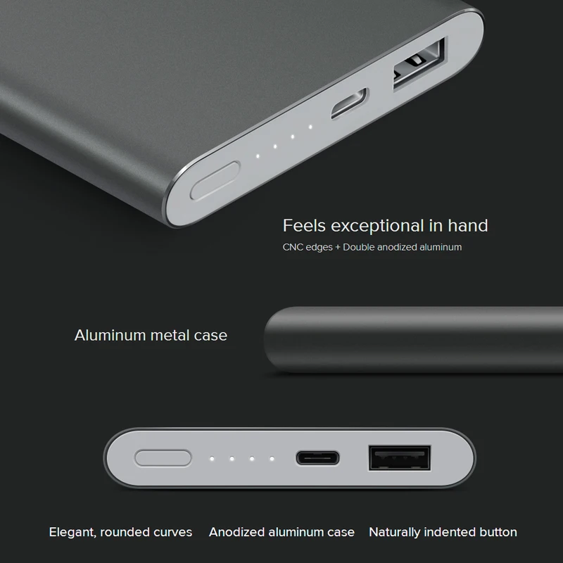 Внешний аккумулятор Xiaomi 10000 мАч Pro USB Type C QC3.0 быстрая зарядка внешний Mi портативное