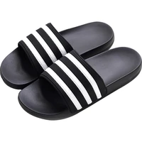mens slippers eva men shoes women couple flip flops soft black white stripes casual summer male chaussures femme slides