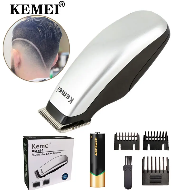 

Kemei Newly Design Electric Hair Clipper Mini Hair Trimmer Cutting Machine Beard Barber Razor For Men Style Tools KM-666