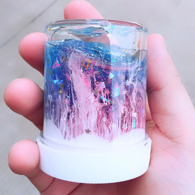 DIY глиттер кристалл облако слизи грязь поставляет светильник Пластилин Глина