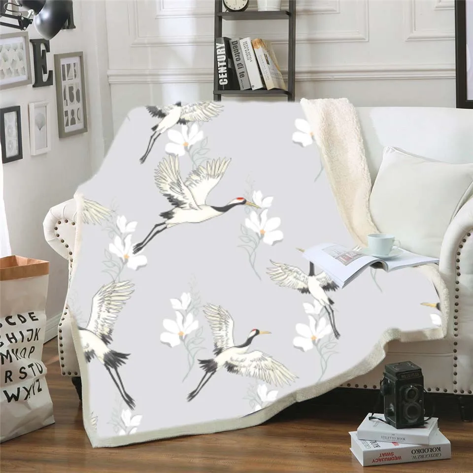 

New 3D Hot Style Fantasy Animal Printing Wool Blanket Adult Quilts Home Office Washable Leisure Children Sherpa Blankets