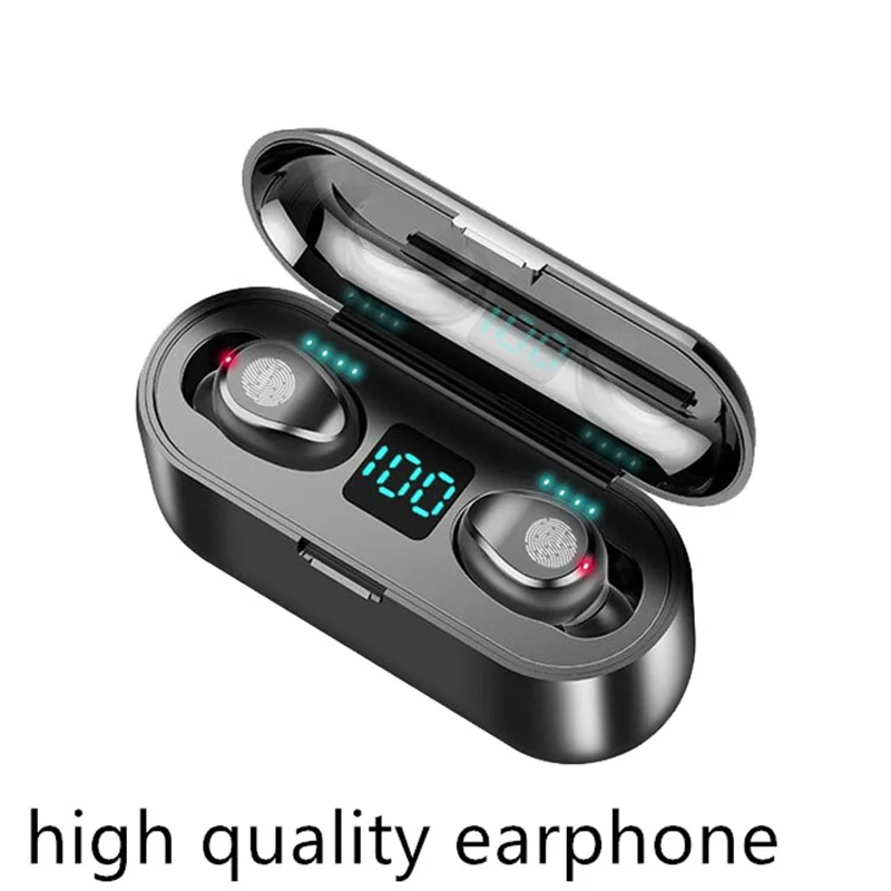 

Tws-наушники F9 с поддержкой Bluetooth 5,0 и ЖК-дисплеем