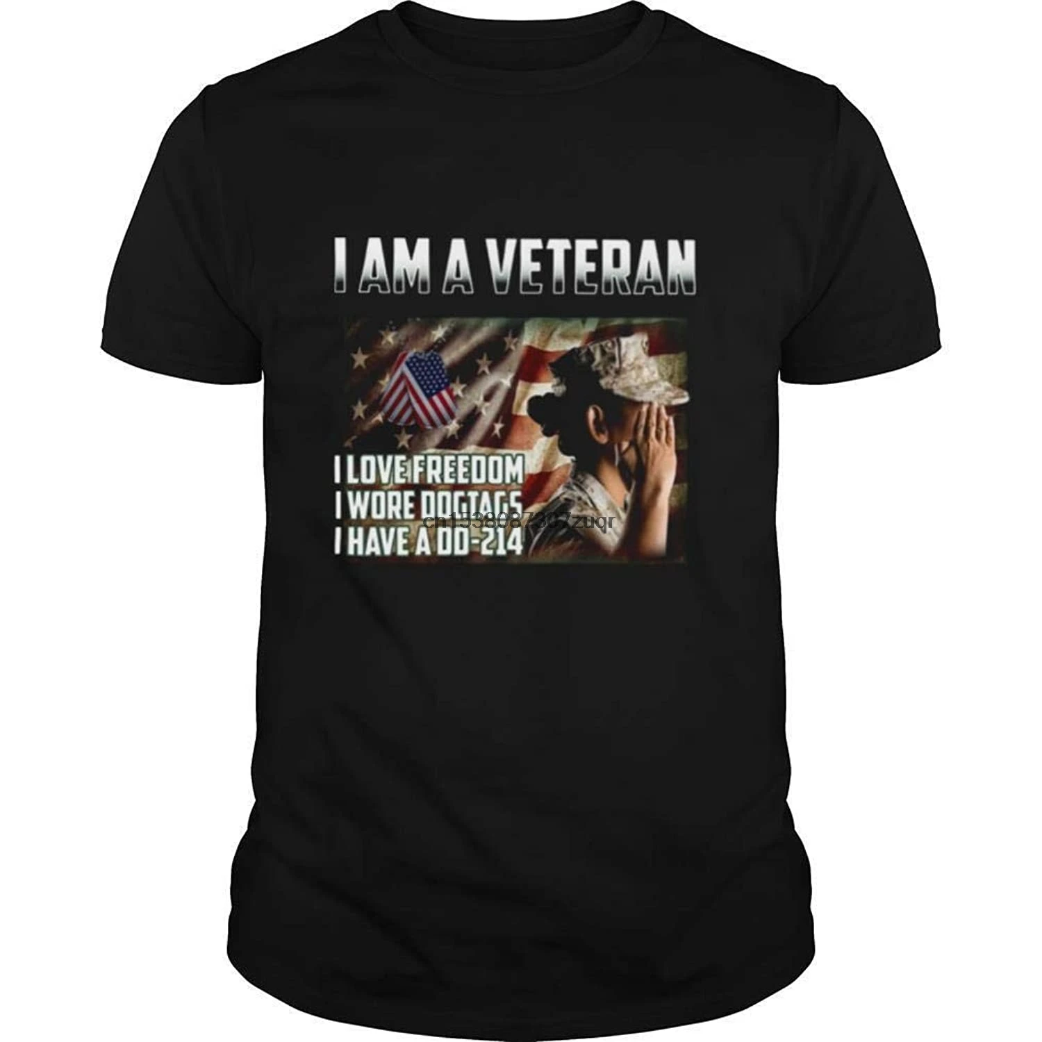 Супергрузовик I Am VeteRan Love FreeD0m W0re D0gt2gs у меня есть футболка унисекс женская Топ с