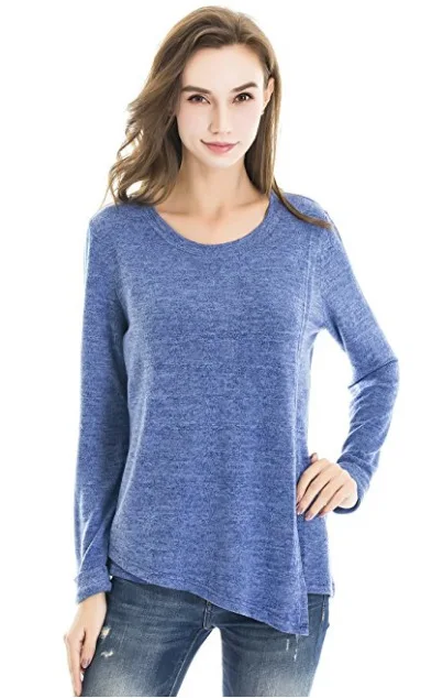 Весенне осенняя Повседневная Футболка для беременных с длинным рукавом Топы