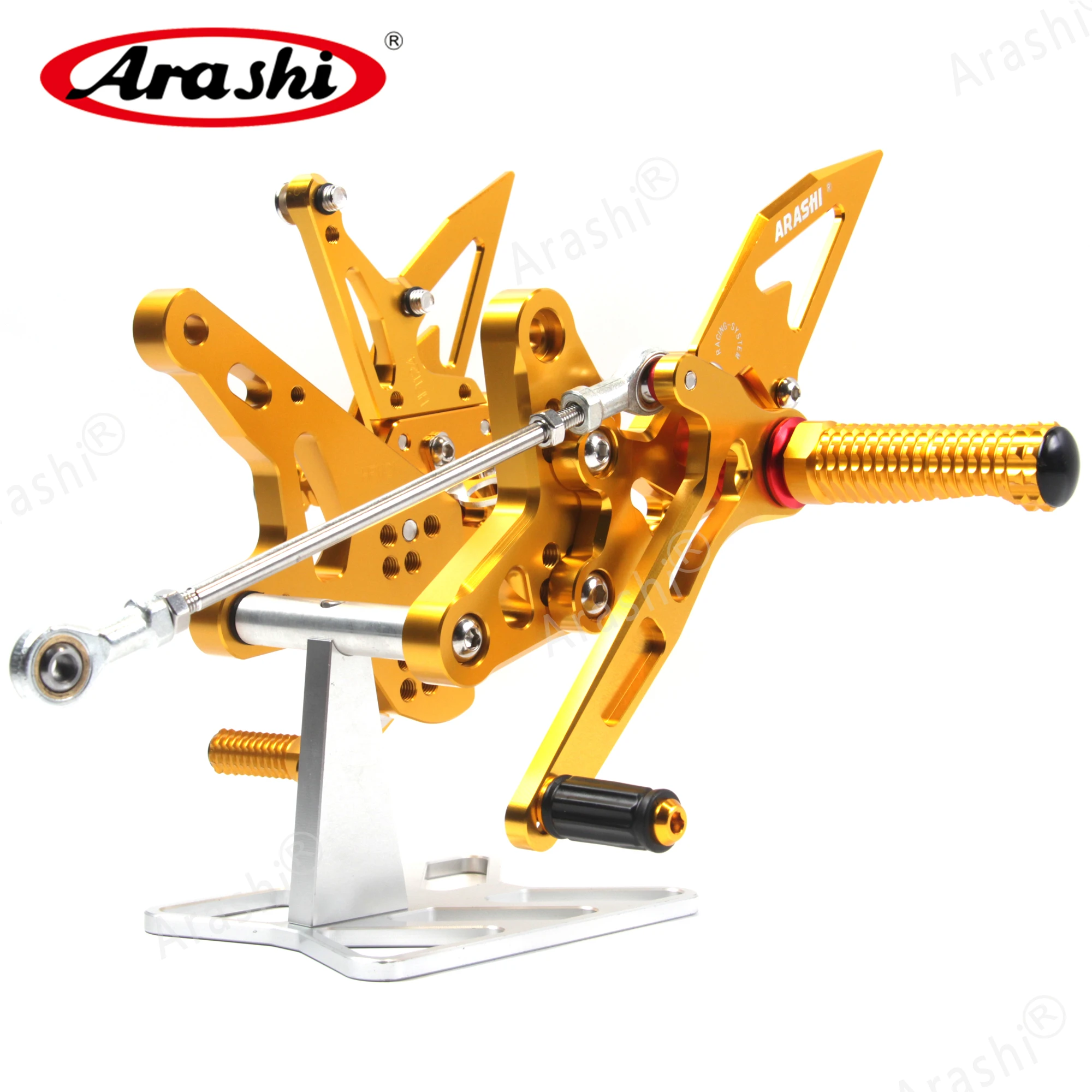 Arashi для KAWASAKI Ninja 400 2018 2019 2020 2021 CNC Регулируемая Задняя подставка ног подножки Z400 /