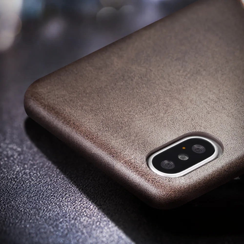 LAPOPNUT натуральная ультра тонкий кожаный чехол для Iphone 11 Pro Xr Xs Max X 8 7 Plus 6 6s 5 5s SE