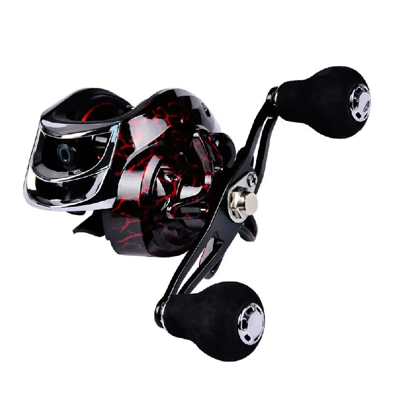 

DW121Fishing Reel Bait 7.1:1 Baitcasting Casting Reels Metal Fishing Reel Aluminum Alloy 18+1BB Spool 10KG Max Drag