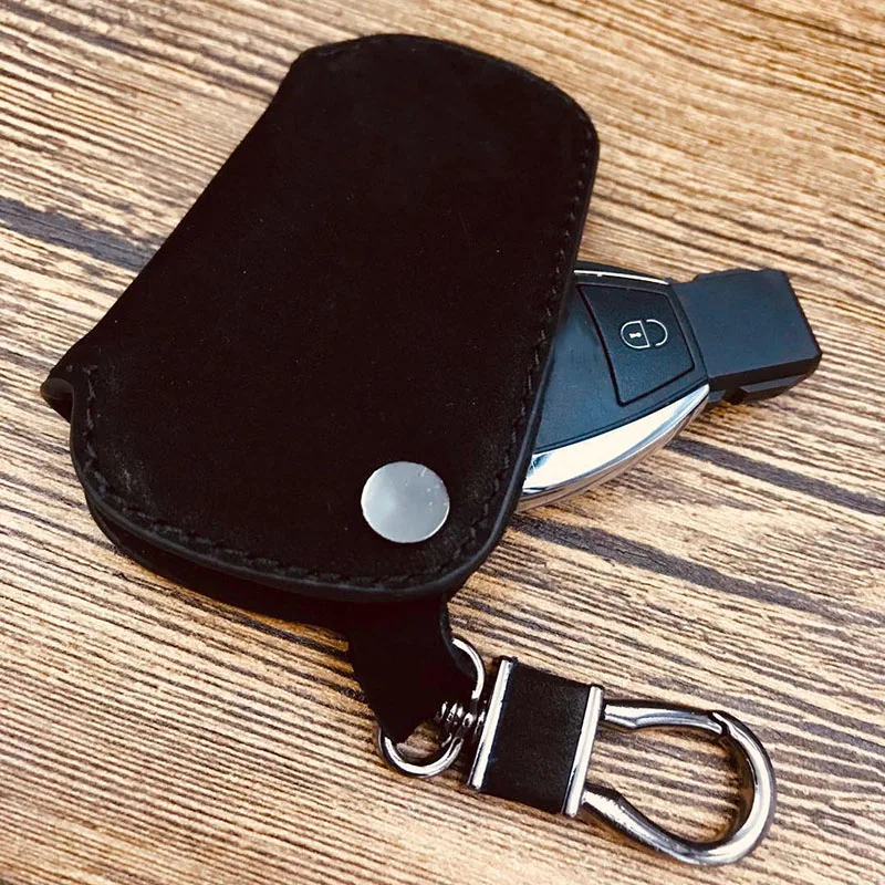 Car Accessories Smart Key Case/Bag for C Class W205 GLC GLA GLK CLS C180L 200L 260 Leather Shell With Chain | Автомобили и