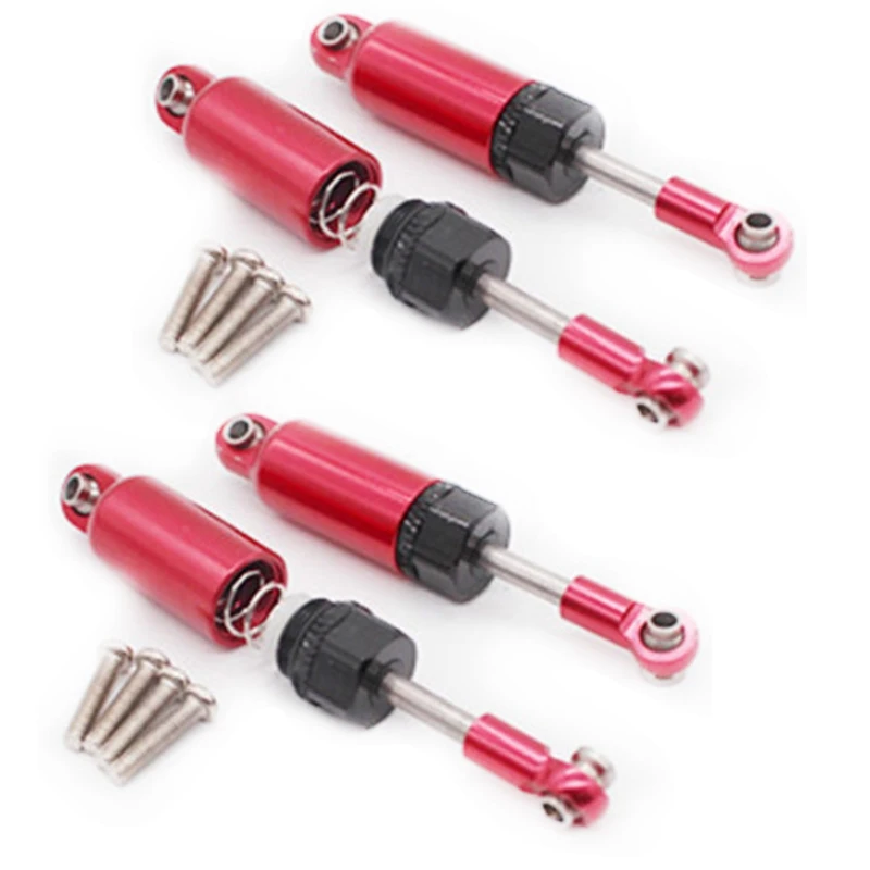 

2X for WLtoys Upgrade Metal Shock Absorbers A959-B A949 A959 A969 A979 1/18 RC Car Parts,Red