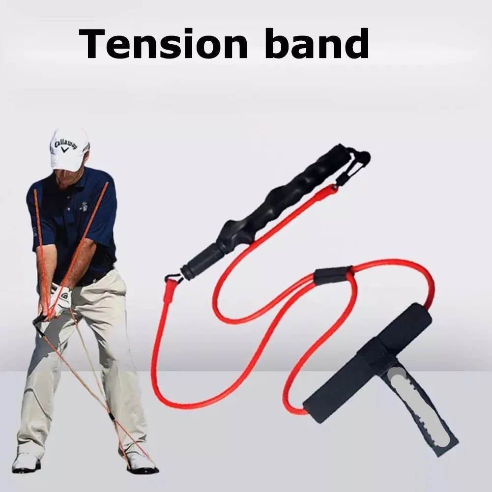 

1pc Golf Swing Tension Belt Band Golf Swing Trainer Strength Trainer Action Supplies Golf Club Correction Strong Device -40