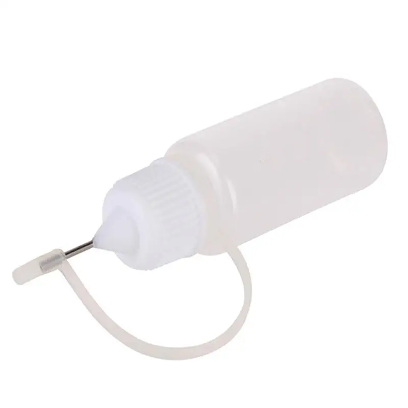

10pcs 100ml/ 3.5 oz Plastic Clear Needle Tip Glue Bottles Empty Dropper Bottles Precision Tip Applicator Bottles for Glue