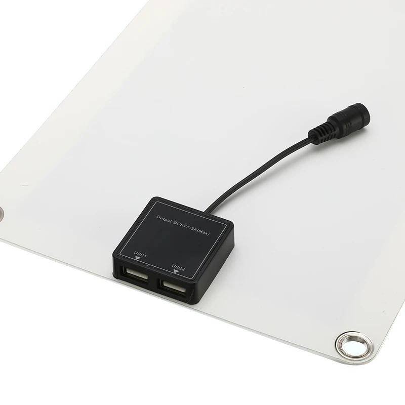 25 Вт Dual USB 12V Панели солнечные с автомобильным Зарядное устройство Выход 10/20/30/40/50A USB, зарядное устройство солнечной Зарядное устройство контроллера для приготовления пищи на воздухе светодиодная лам