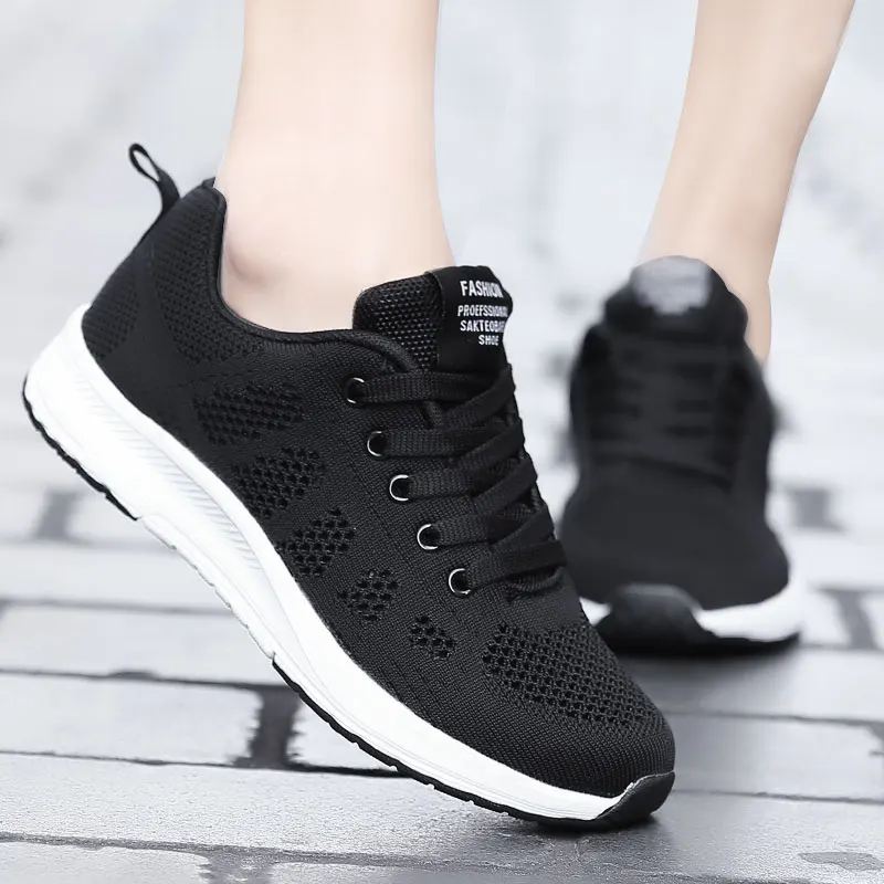 Женская обувь для бега дышащая повседневная Легкая удобная спортивная