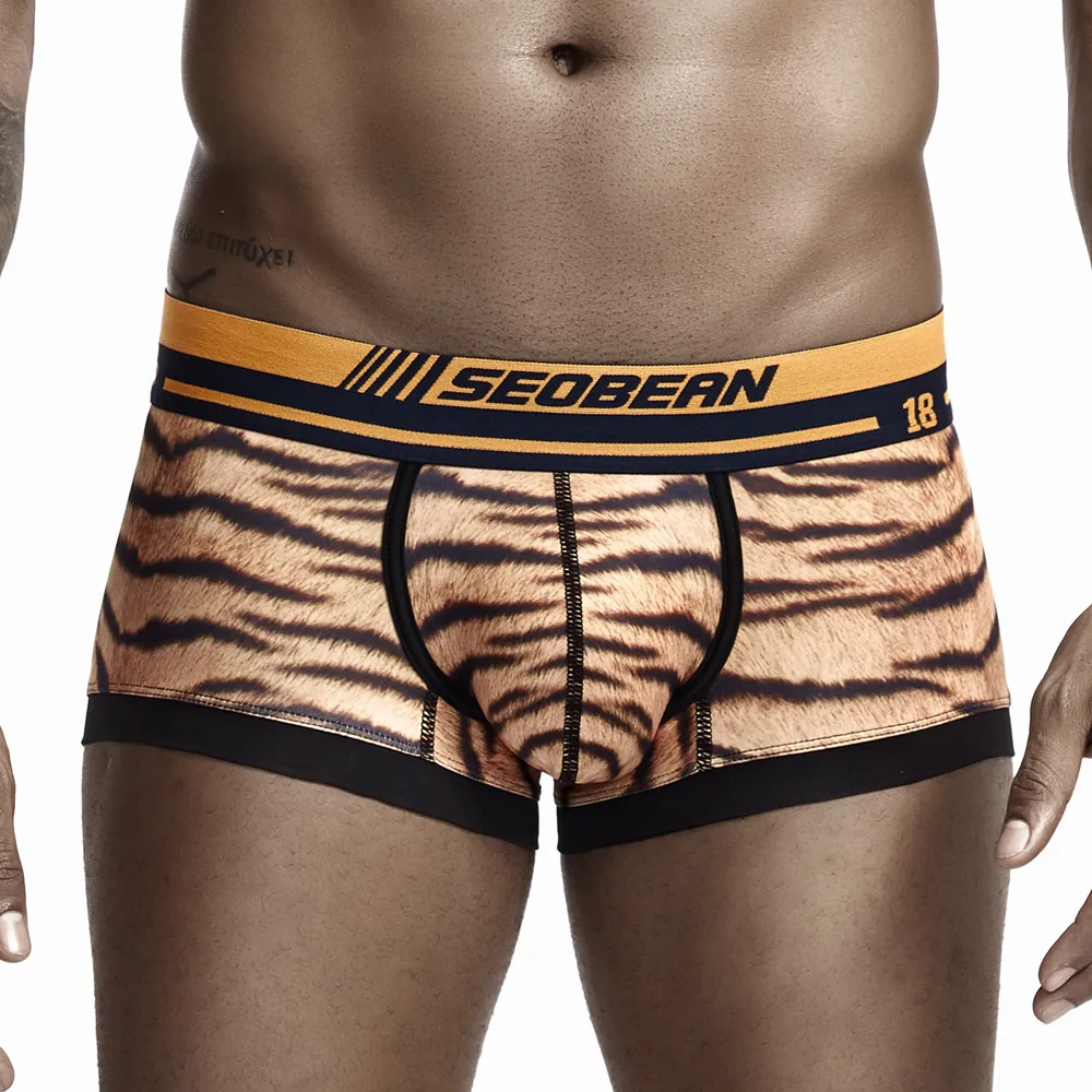 Мужские трусы боксеры SEOBEAN в полоску Размеры M/L/XL/XXL/XXXL 3 цвета|Мужские боксеры| |