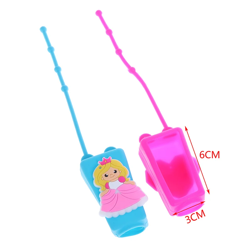 

30ML Mini Silicone Hand Sanitizer Bottle Cover Travel Portable Holder Detachable Without Bottle Random Send