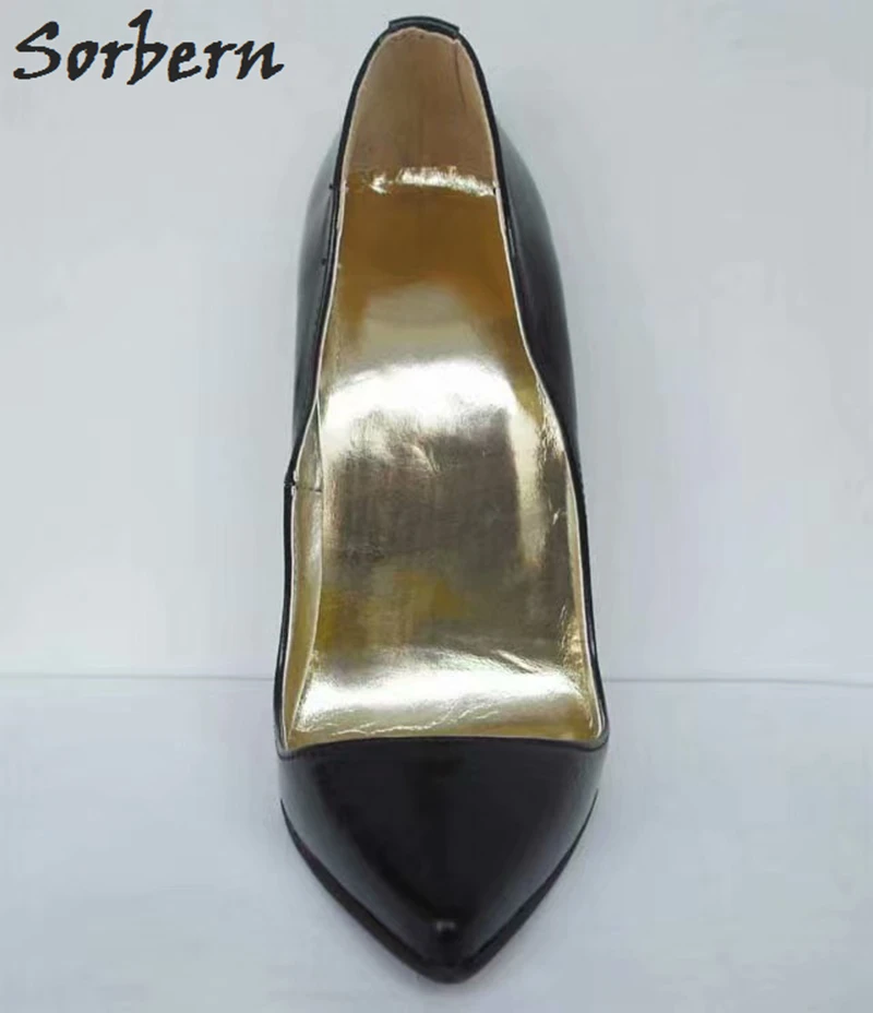 Женские туфли лодочки с острым носком Sorbern офисные на каблуке 6 дюймов шпильке для