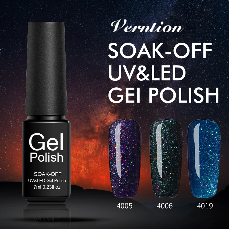 УФ лампа для ногтей Verntion полуперманентный светодиодный Гель лак 29 цветов|gel nail