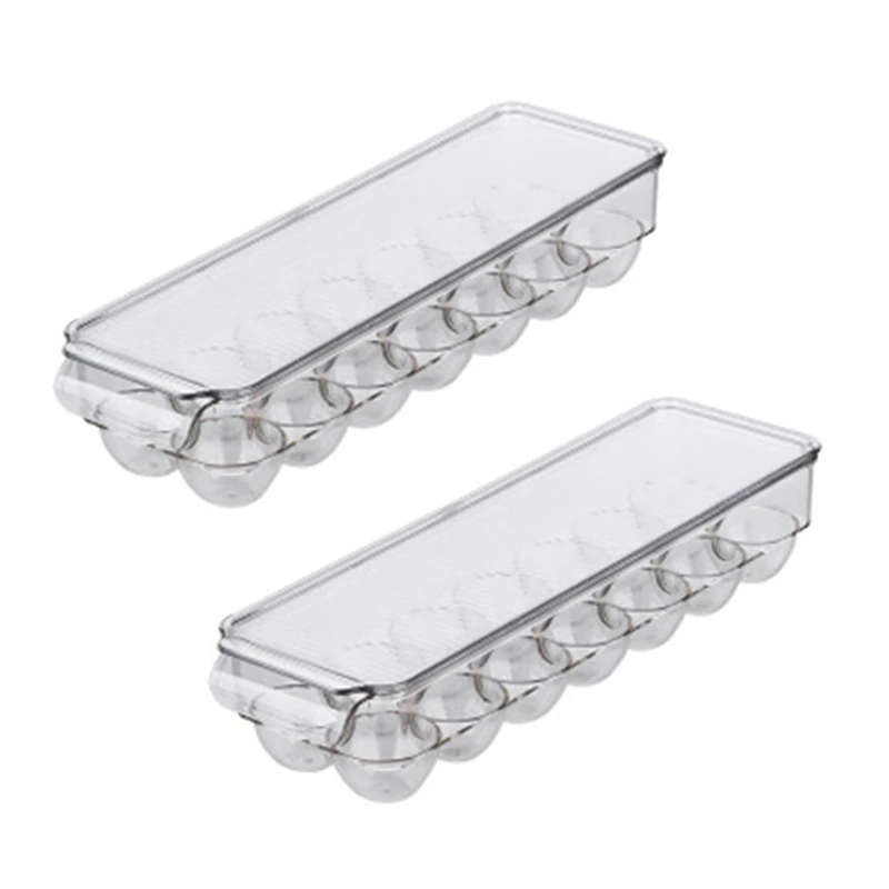 2 шт. 14 решеток лоток для яиц с крышкой контейнер хранения холодильника полка