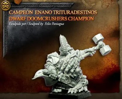 Модельный набор из смолы Avatars of War 28305 карликовые солдатики чемпионы воин|Наборы