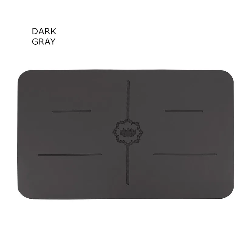 DARK GREY 5 мм коврик для упражнений Йога нескользящий прочный Пилатес фитнес-Тренировка тренажерный зал медитация подушка натуральный каучук толстые подушечки для похудения - Цвет: DARK GREY