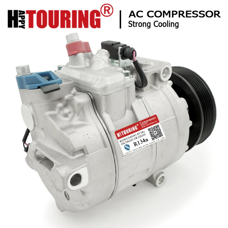 For Air conditioner compressor Volkswagen Phaeton 4.2L 2004 2005 2006 4E0 260 805F 447220-9262 4E0260805F 447190-9580 4471909584 |
