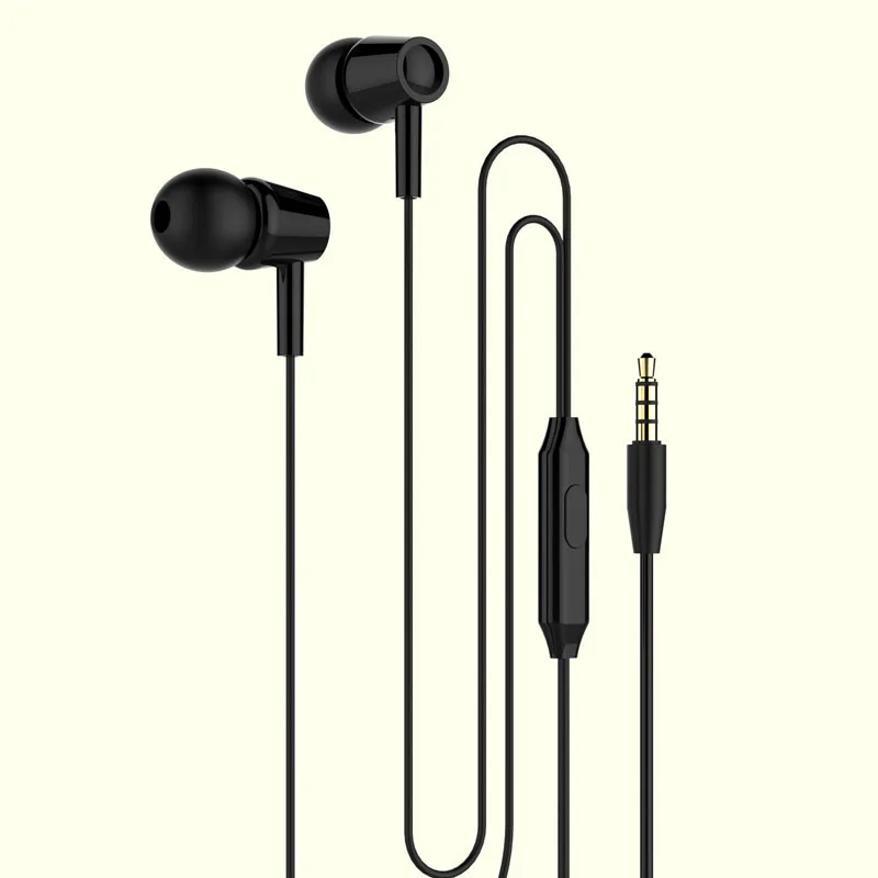 Wired Earphones 3.5mm Deep Bass Stereo Music Sport Headset with Microphone for Samsung Xiaomi | Электроника