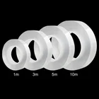 Многоразовая Водонепроницаемая двухсторонняя лента, 110 м, нанопрозрачная акриловая лента без следов, клейкая лента, очищаемая, для улучшения дома