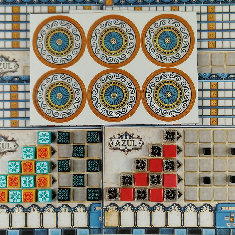 

Board Game Colored Brick Master Cards Game Tile Monogatari Azuling Card Games Azul Board Game Plan B Games Full Pack