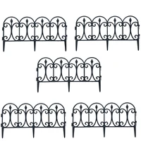 5pcs garden border fence decorative edging barrier plant bordering lawn fence for yard garden decoration outdoor