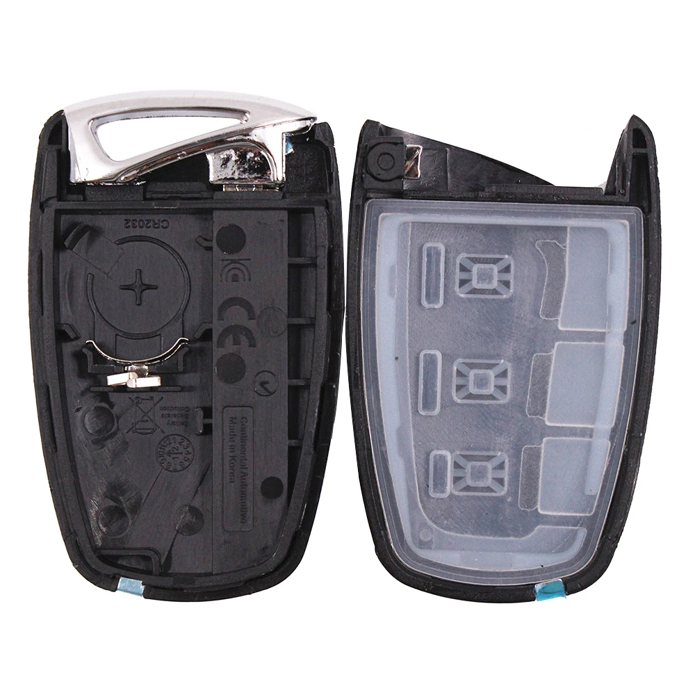 

KEYECU 2pcs for Hyundai Santa Fe IX45 2012 2013 2014 2015 Remote Key Shell Case Fob for SV1-DMFEU03