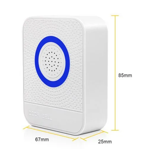 Проводной дверной звонок Asia-Teco белый