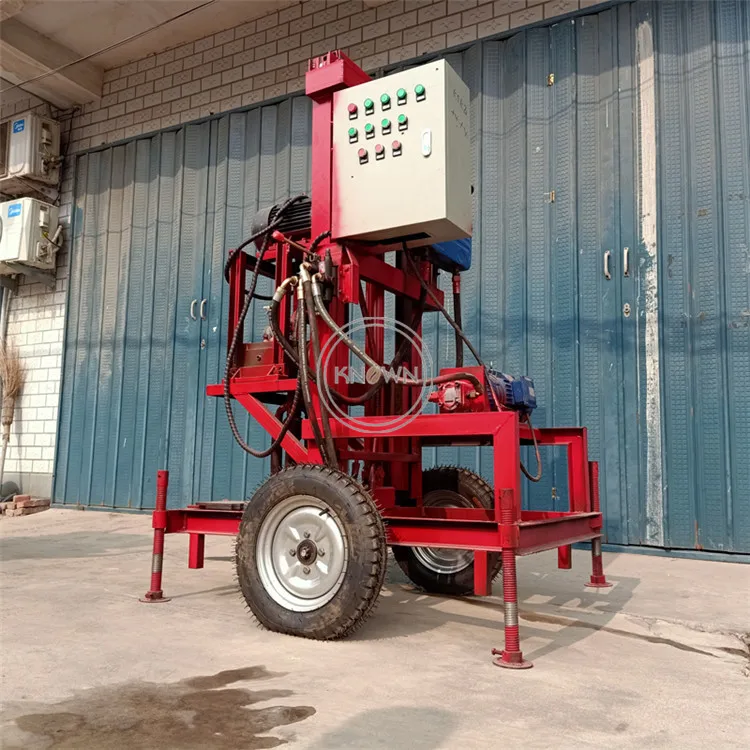 

Electric Deep Borehole Water Well Drilling Machine for Sale Hydraulic Mine Drilling Rig Hole Drilling Machines