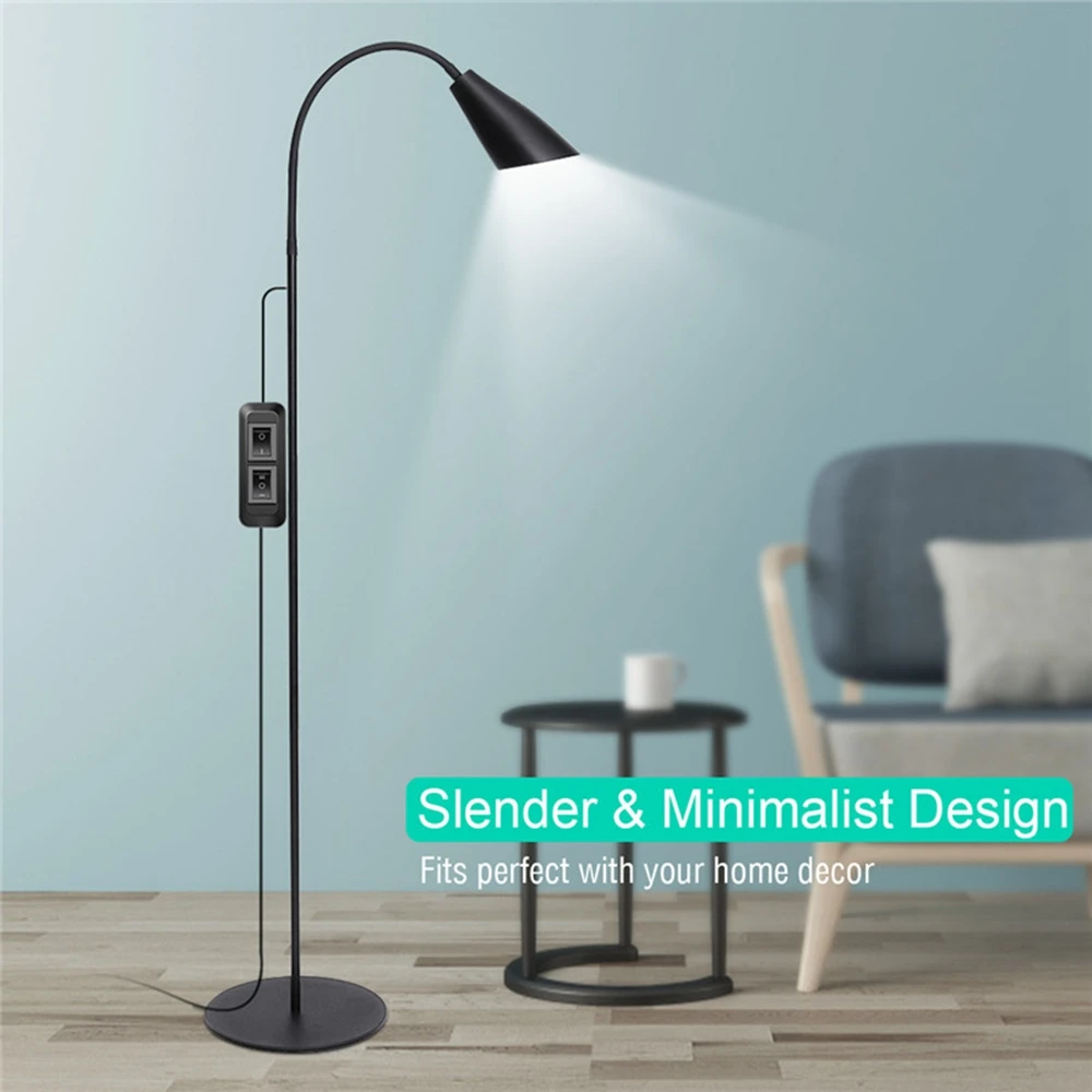 

Напольные комнатные лампы с регулируемой высотой и USB-разъемом, приглушаемый светодиодный светильник с зажимом, настольная лампа для чтени...