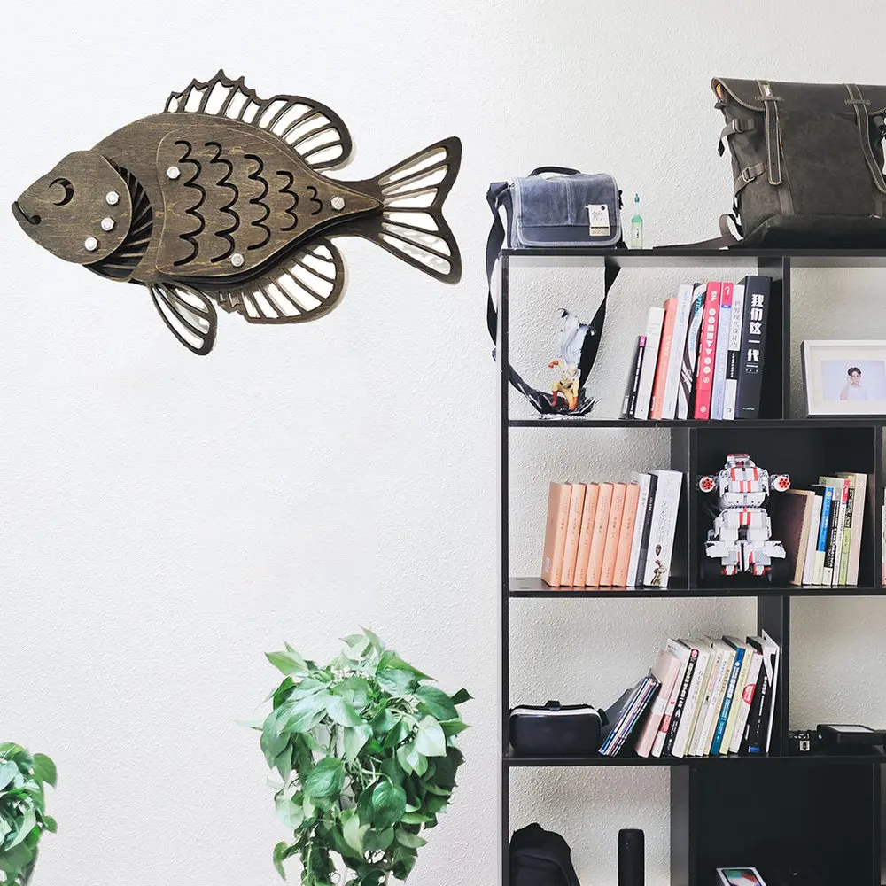 

Exquisite Fish Shape Decor Hanging Ornament Snapper Design Pendant for Home