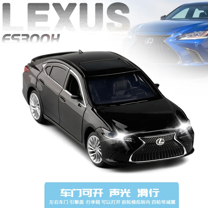 1:32 высокая имитация Lexus ES300 sedan шесть рулей подвеска сплав модель автомобиля звук